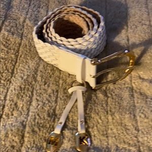 Michael kors leather belt